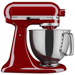 KitchenAid Artisan Mixer in Glossy Red